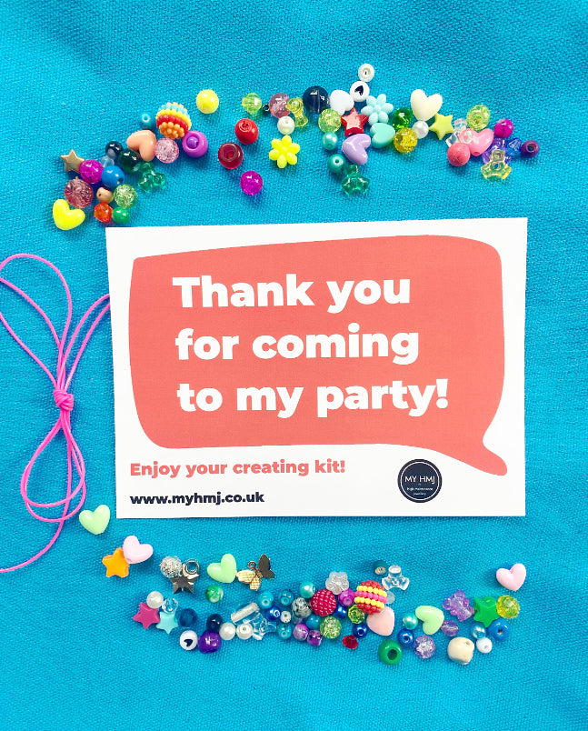 Party Bag Kits - Thank You Gifts