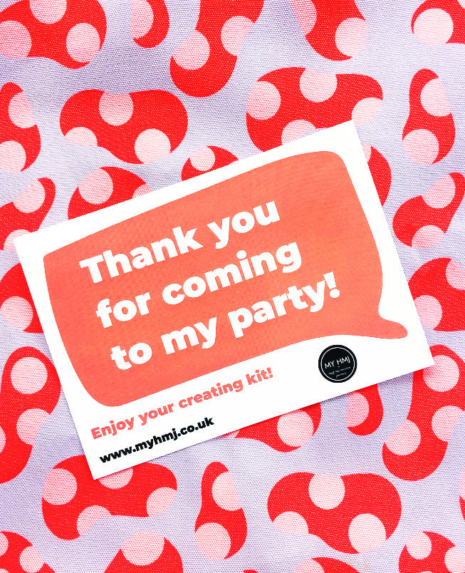 Party Bag Kits - Thank You Gifts